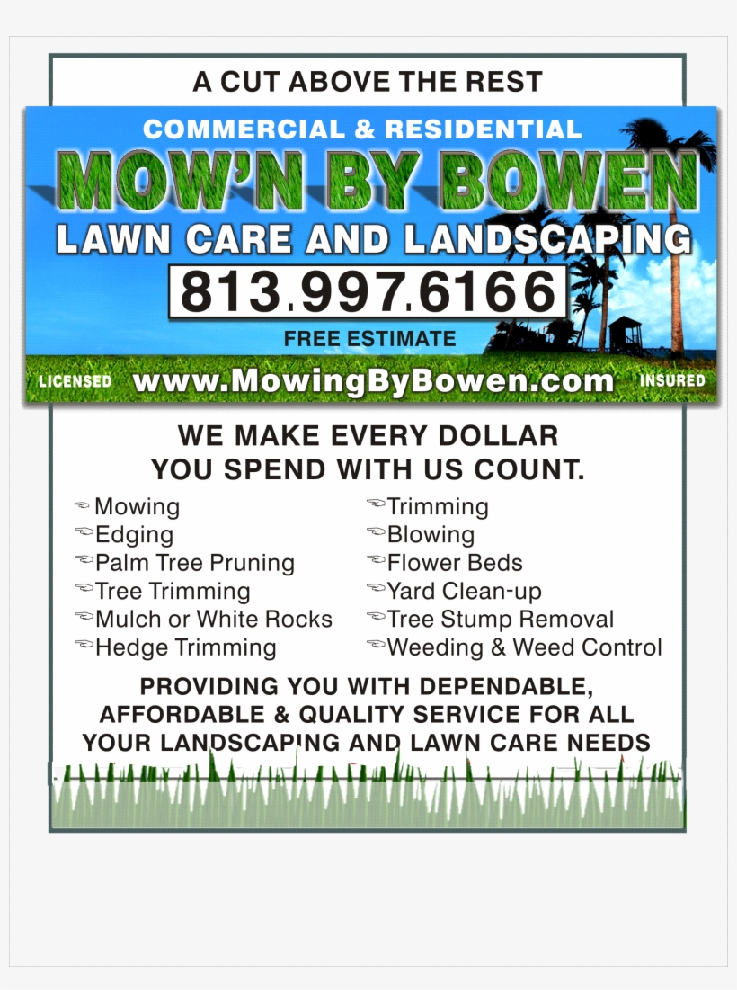 Lawn Care Services Flyers, transparent png #3700839