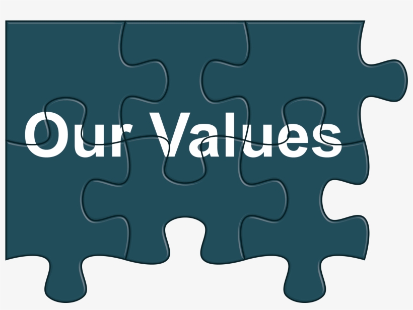Puzzle Pieces Values - Our Values Puzzle, transparent png #3700902