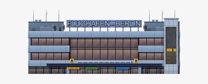 Schönefeld Airport - Commercial Building, transparent png #3701050