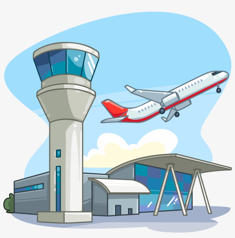 Find Near Me - Airport Cartoon Png, transparent png #3701115
