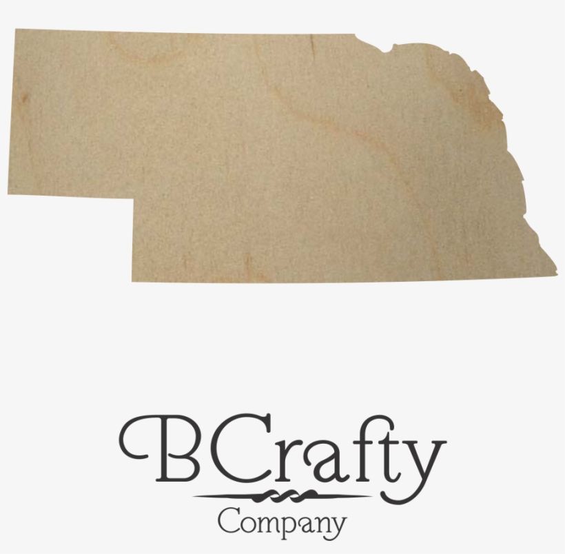 Wooden Nebraska State Shape Cutout - Nebraska, transparent png #3701340