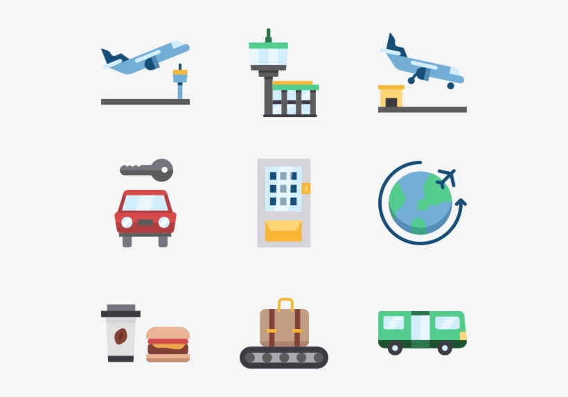 29 Airport Icon Packs - Icon, transparent png #3701387