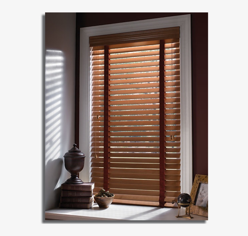 Venetian Wooden Blind - Wood Blinds With Tape, transparent png #3702626
