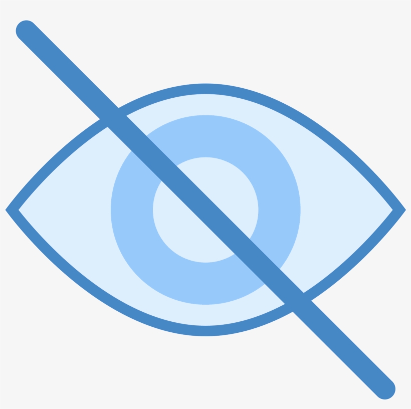 The Icon Is A Depiction Of A Human Eye With A Sideways - Icon, transparent png #3702645