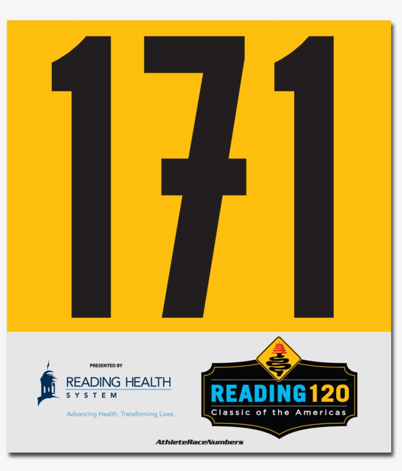 Uci Fabric Race Numbers Full Color - Competition Number, transparent png #3703302