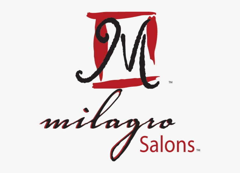 Logo - Milagro Salons, transparent png #3703540