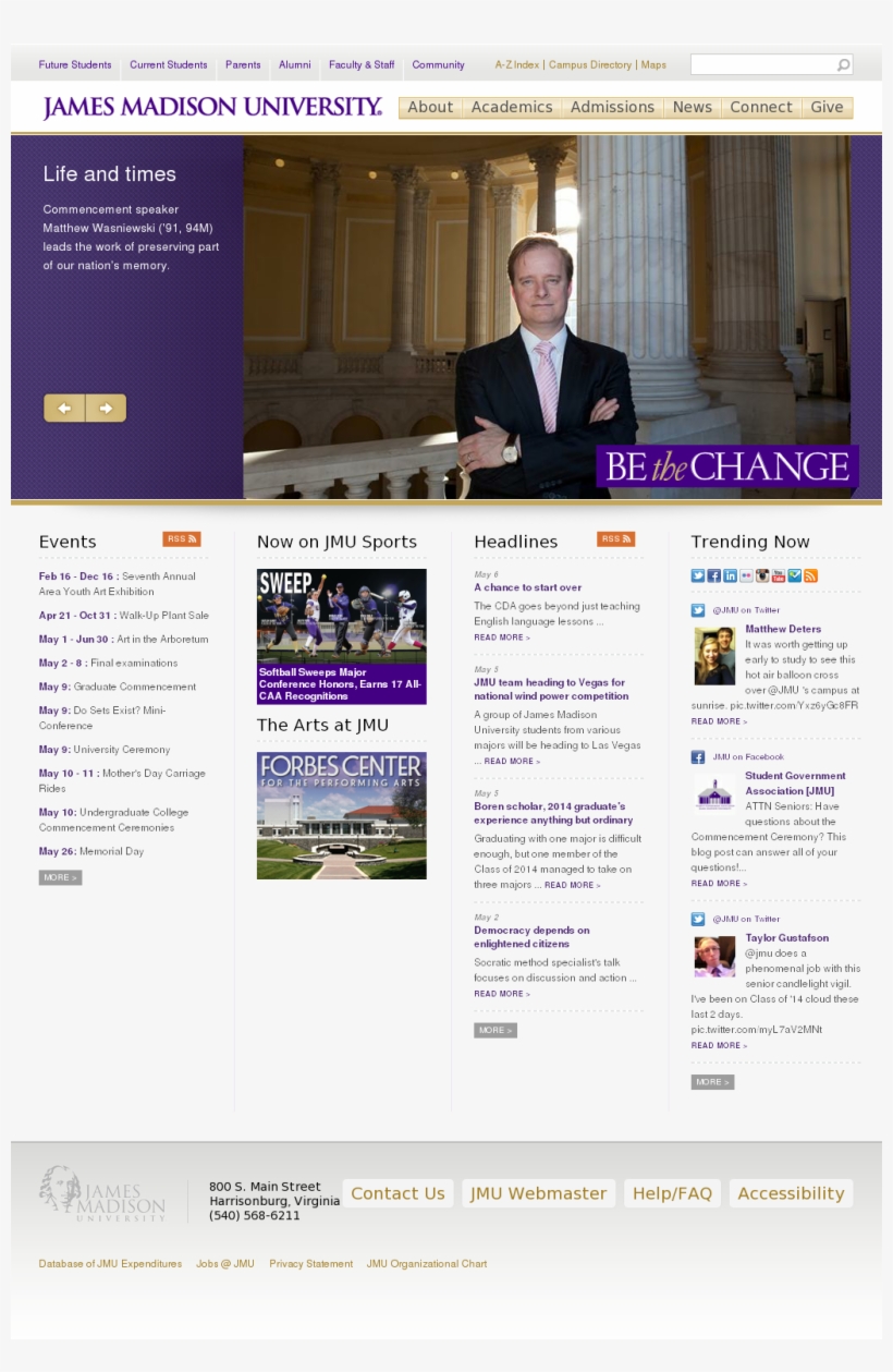 James Madison University Competitors, Revenue And Employees - Web Page, transparent png #3704191
