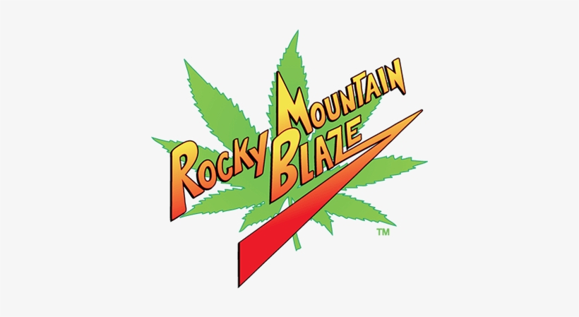 Cannabis Dispensary Logo - Rocky Mountain Blaze, transparent png #3704211
