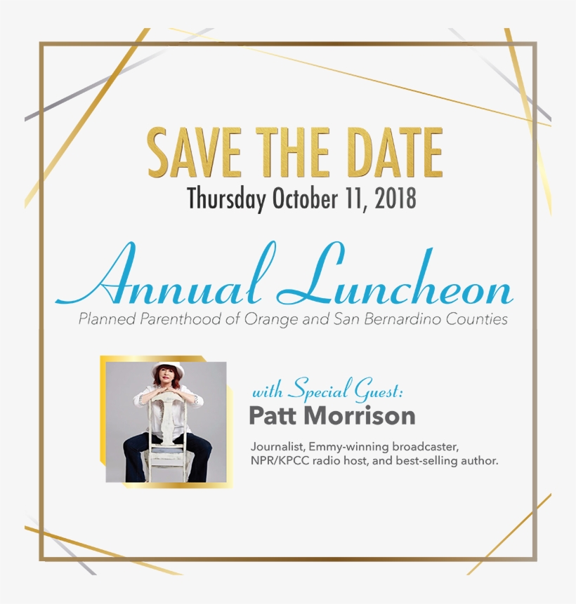 Save The Date Annual Luncheon - Event Save The Date, transparent png #3705605