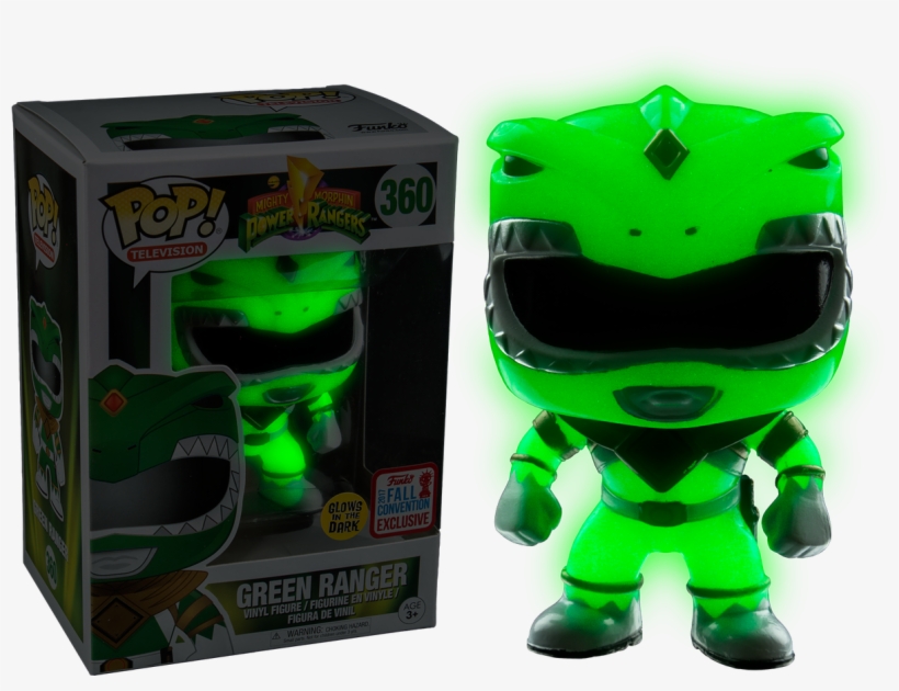 Funko Pop News On Twitter - Funko Pop Green Ranger Glow In The Dark, transparent png #3705953