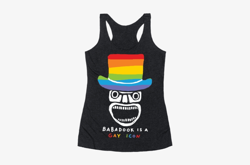 Babadook Is A Gay Icon Racerback Tank Top - I M Not Drunk I M American, transparent png #3706807