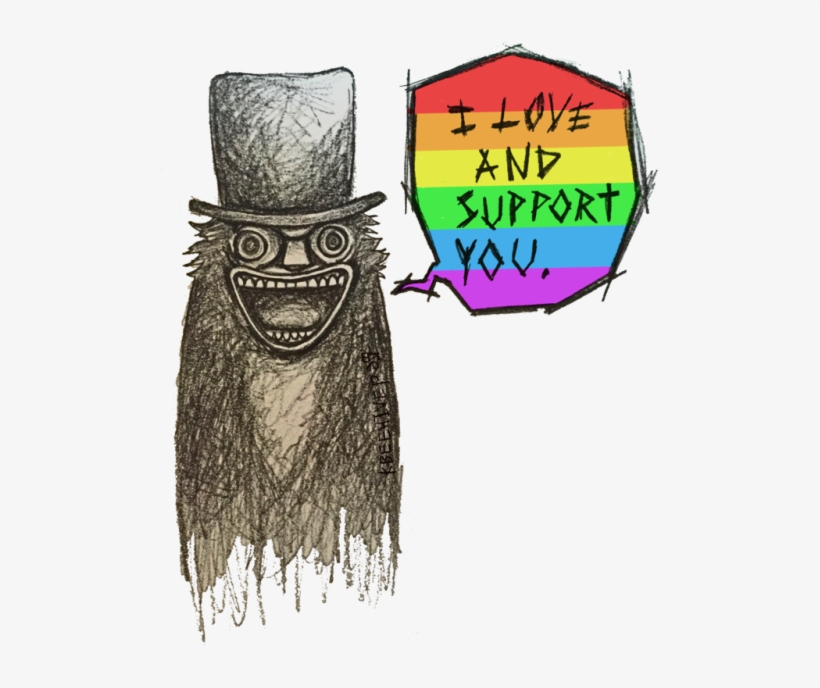 The Babadook Is Really Hardcore - Gay Icon, transparent png #3706993