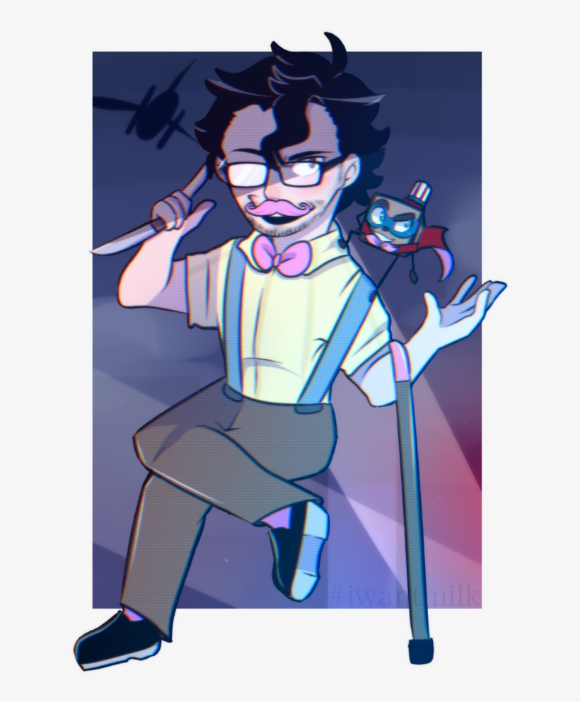 Wilford Warfstache By Datweirdowholuvsmilk - Jacksepticeye, transparent png #3707532