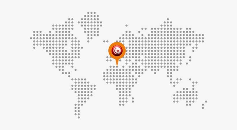 Feasibility Study For Implementation Of A Second Sanitary - World Map Dotted Png, transparent png #3707578