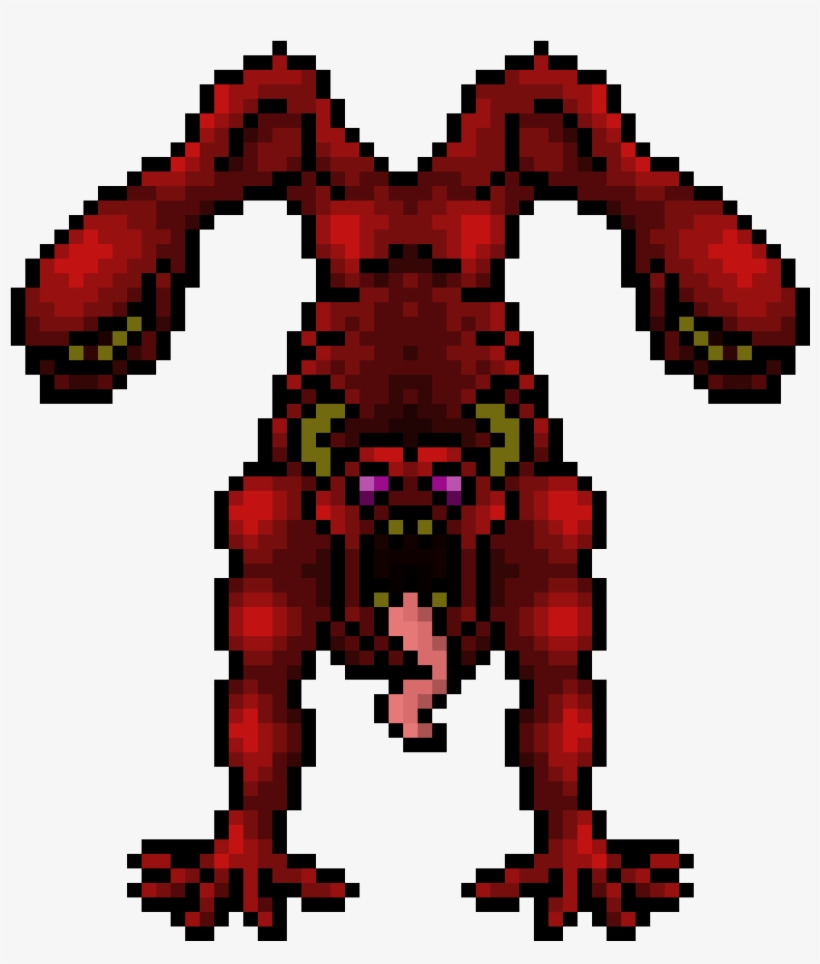 Red Mutated Human - Animated Apple, transparent png #3707771