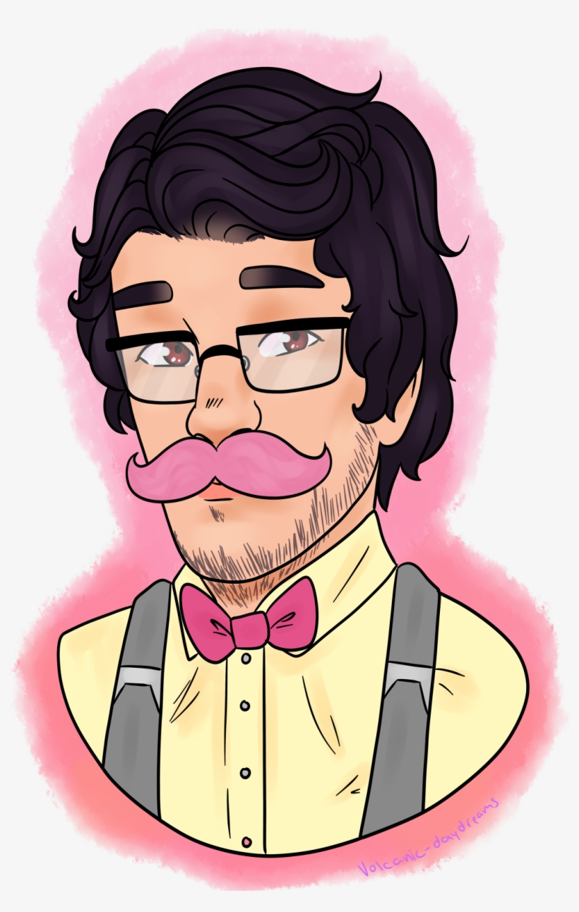 “transparent Drawing Of Markiplier's Wilford Warfstache - Cartoon, transparent png #3707788