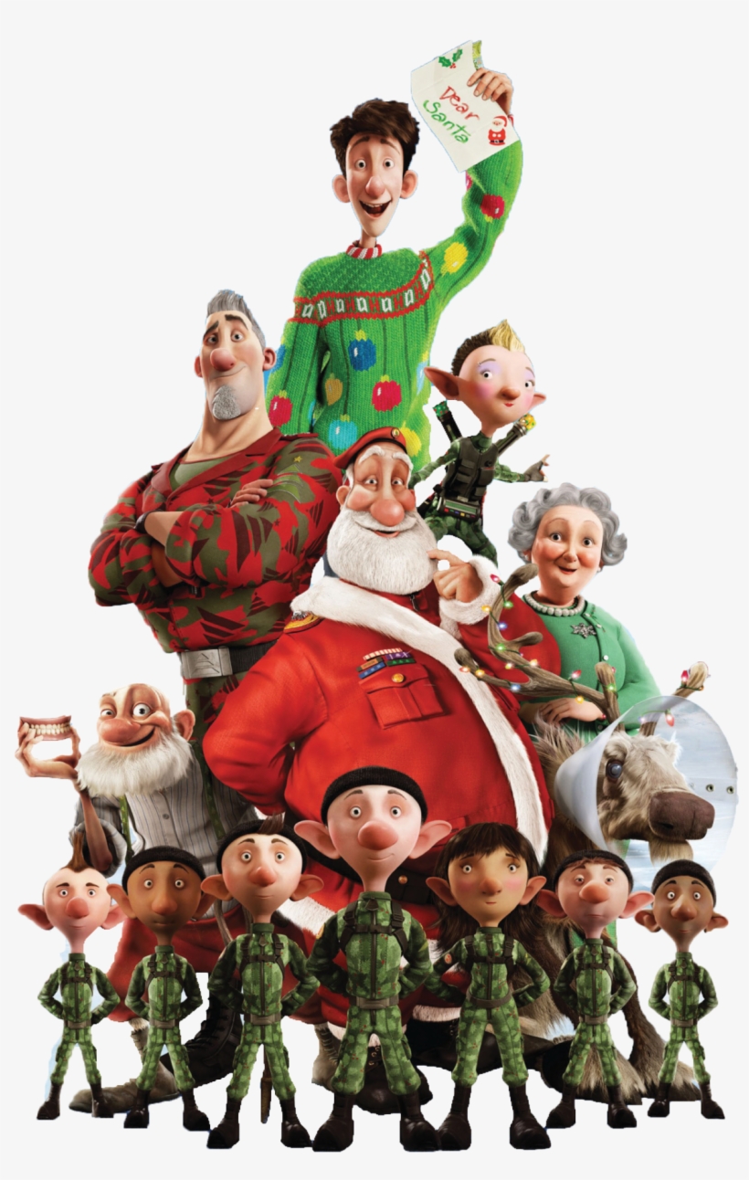 Family Movie Night - Arthur Christmas 2011 Poster, transparent png #3707887