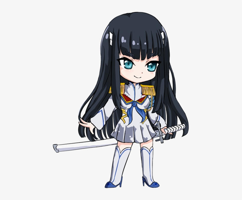 Kill La Kill, Satsuki , By D-tomoyo - Kill La Kill Chibi, transparent png #3708131