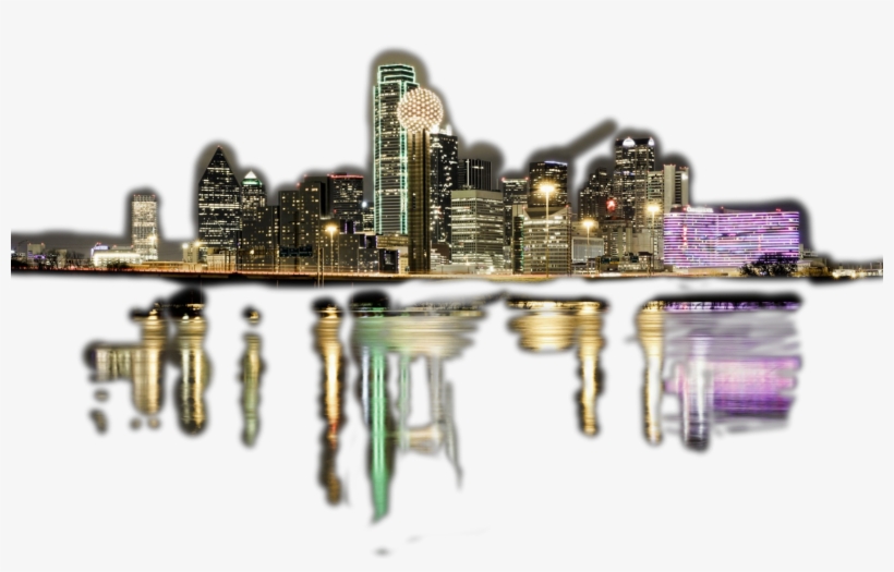 Dallas Sticker - Skyline, transparent png #3708206