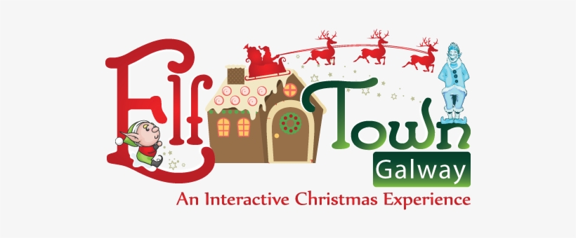 Elf Town Logo Elf Town Retina Logo - Lfeey Photography Background Vinyl 8x12ft Christmas, transparent png #3708276