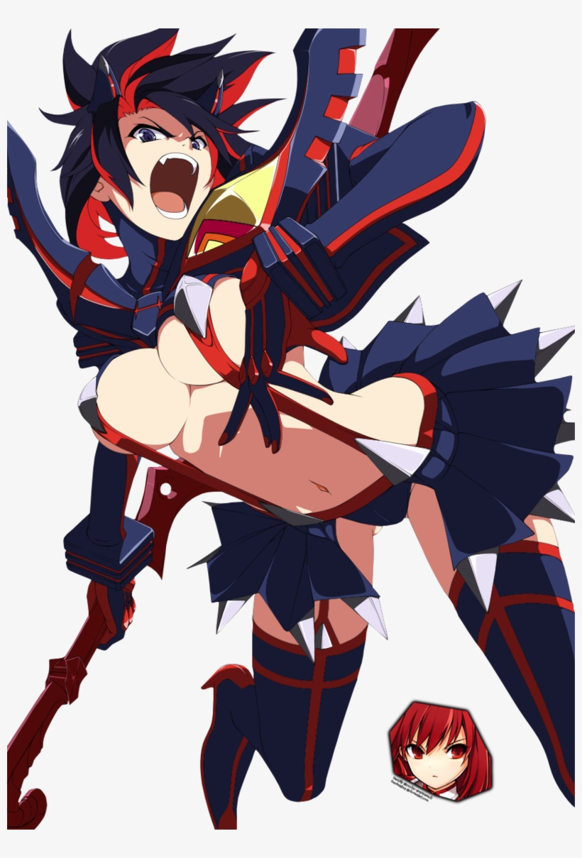 Kill La Kill Hq Render Ryuuko Transformed Fanart By - Kill La Kill Ryuko Transformed, transparent png #3708299