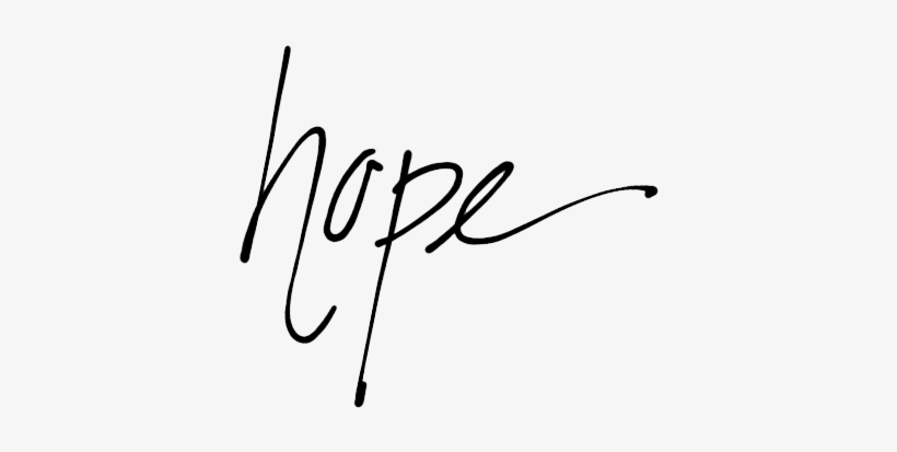 What Hope Does And Another Sneak Peak At My New Book - Word Hope, transparent png #3708462