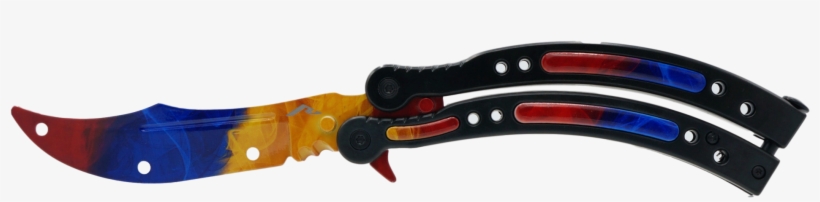 Marble Fade Butterfly Trainer - Cs Go Butterfly Knife Hyper Beast, transparent png #3708659