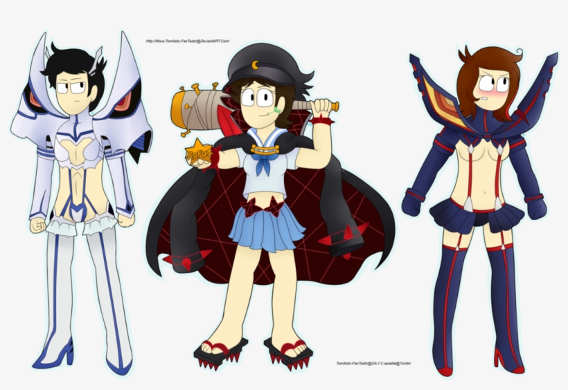 Kill La Kill Crossover, transparent png #3708970