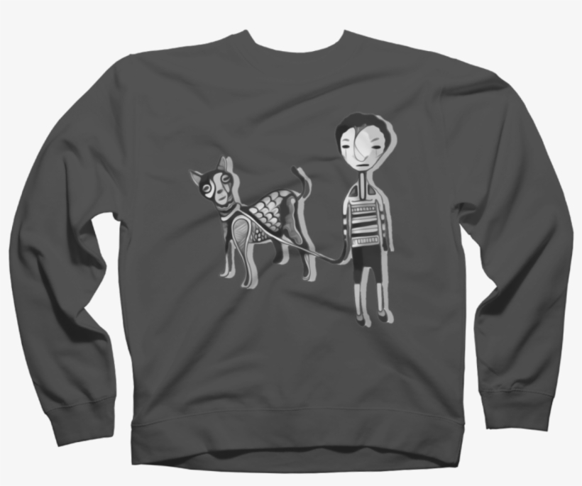 Crew Neck Sweatshirt Canelo - They\'re Creepy And They\'re Kooky\, Crew Neck Sweatshirt, transparent png #3709028