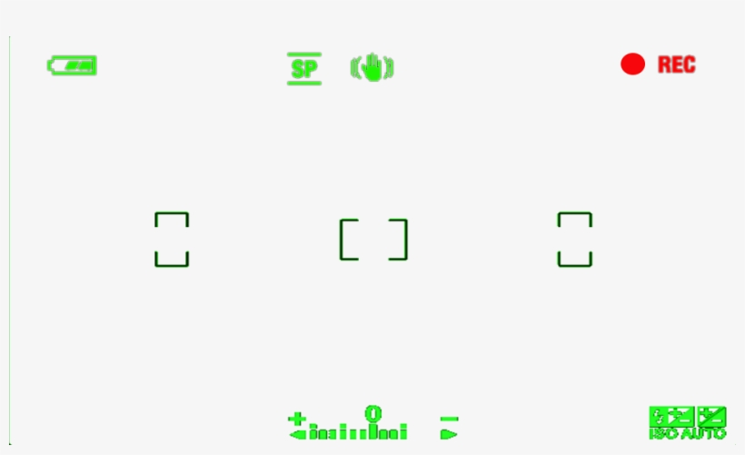 Viewfinder Effect In Sony Vegas Pro V - Камера Рамка Пнг, transparent png #3709140