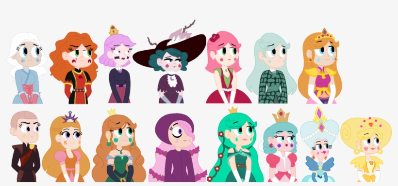 Queens Of Mewni - Star Vs The Forces Of Evil Queens, transparent png #3709372