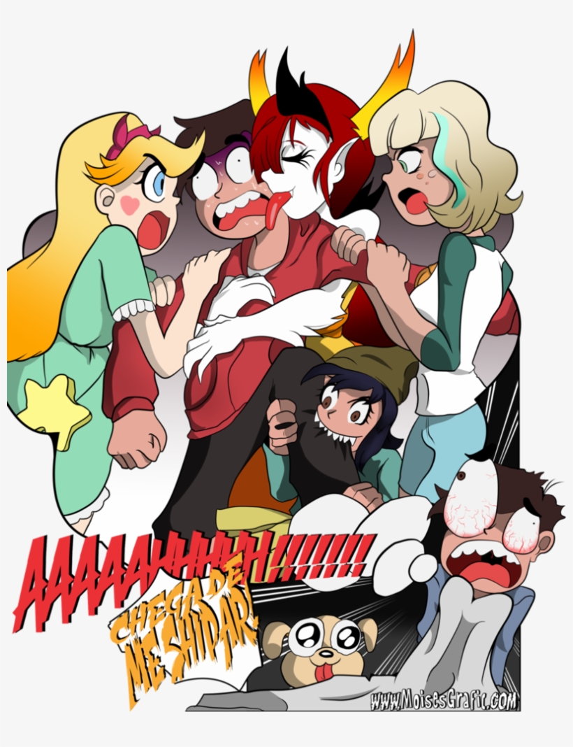 I Think Star Looks Best - Star Vs The Forces Of Evil Kelly X Marco Fanfiction, transparent png #3709973