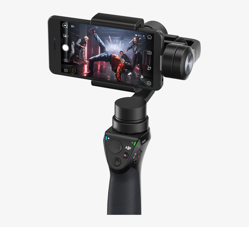 Osmo Mobile - Dji Osmo Handheld 4k Camera And 3-axis Gimbal (djiosmo), transparent png #3710284