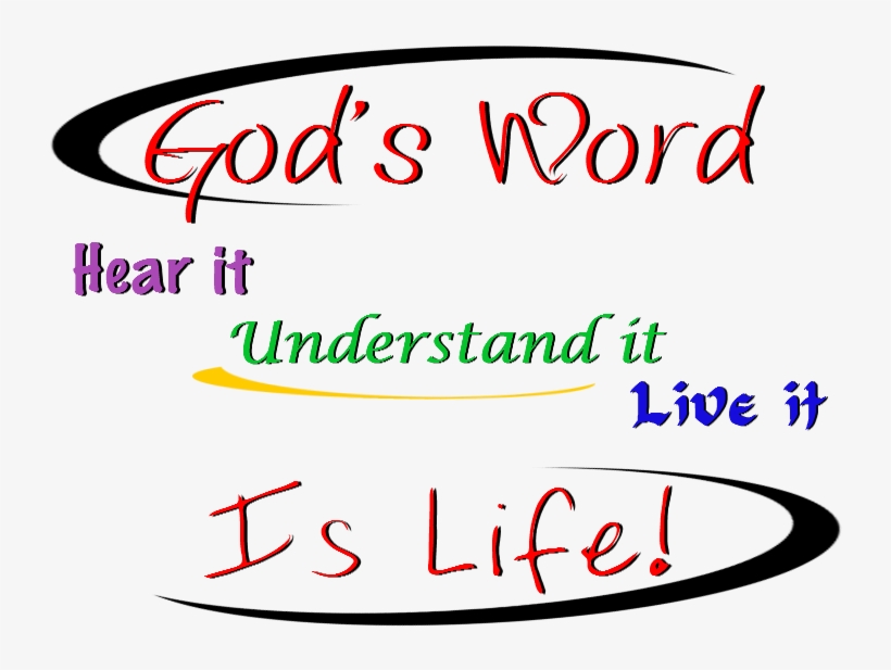 Graphic Of God's Word - Word Of God Status, transparent png #3710333