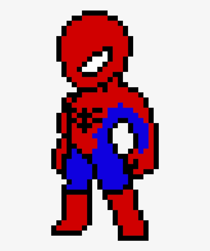 Spooderman - Spiderman Pixel, transparent png #3710471