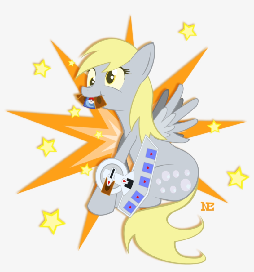 Noonebahtim, Derpy Hooves, Duel Disk, Female, Mare, - Horse, transparent png #3710494