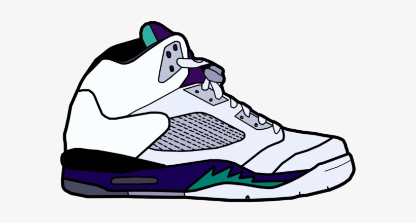 Nike Clipart Jordan 11 - Air Jordan Shoes Cartoon, transparent png #3711050