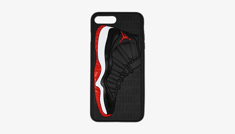 Jordan Bred 11 Iphone Case - Iphone 8 Plus Jordan Cases, transparent png #3711543