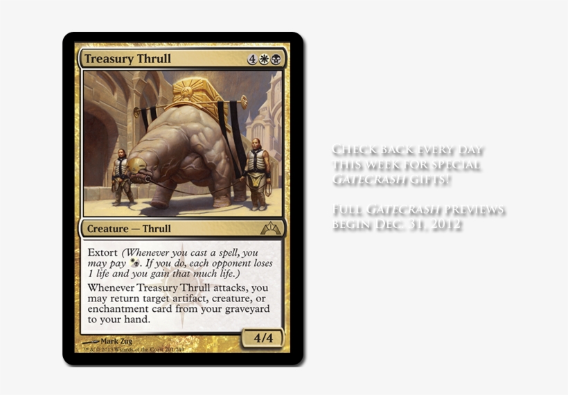 [single Card Discussion] Treasury Thrull - Mtg Treasury Thrull, transparent png #3711590