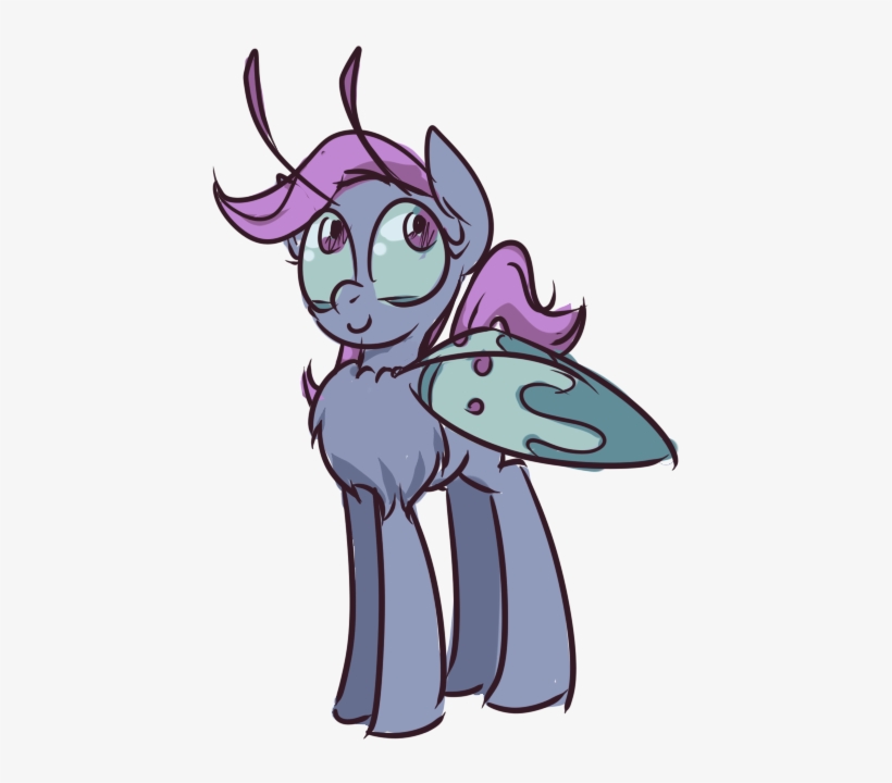 , 525181 Safe Solo Oc Artist Colon Inlucidreverie Mothpony - Cartoon, transparent png #3711674