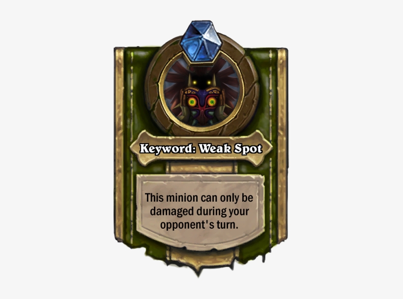 Under The Spell Of Majora's Mask, Skull Kid Controls - Custom Hearthstone Hero Cards, transparent png #3711898