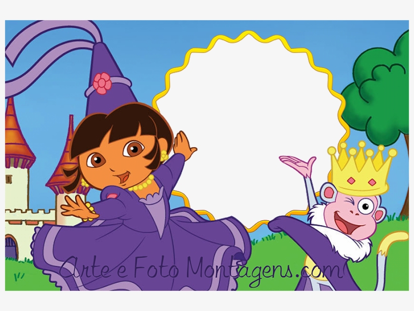 Ao Abrir As Molduras, Espere O Carregamento Completo, - Princess Dora The Explorer, transparent png #3712072