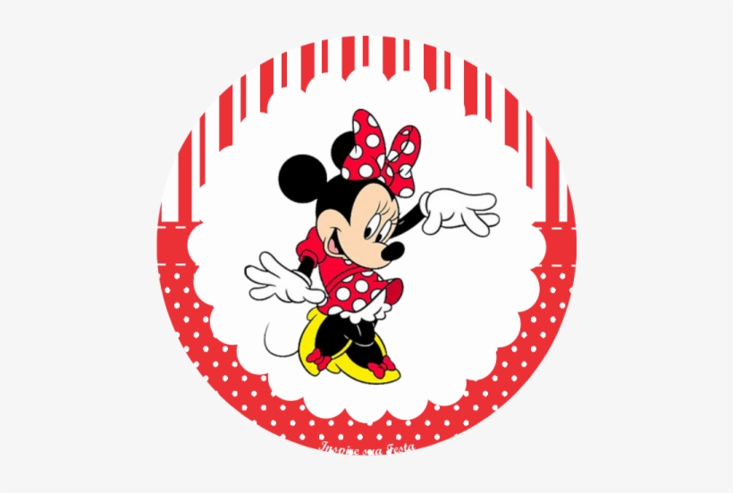Tag Ou Topper - Minnie Mouse Red Printables, transparent png #3712468