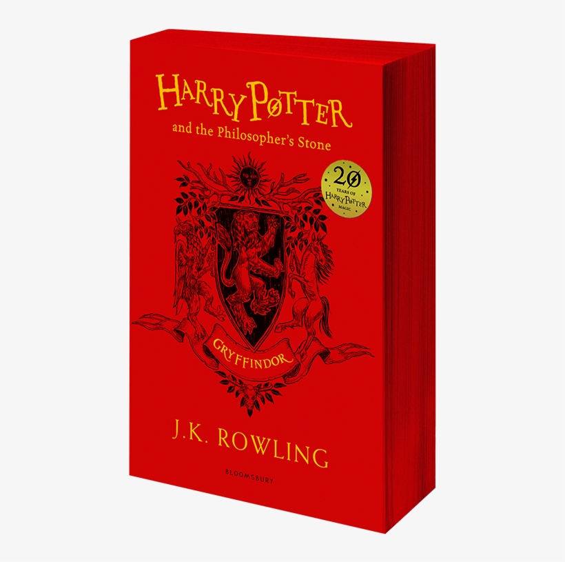 Philosopher's Stone Gryffindor Cover Paperback - Harry Potter Gryffindor Book, transparent png #3712491