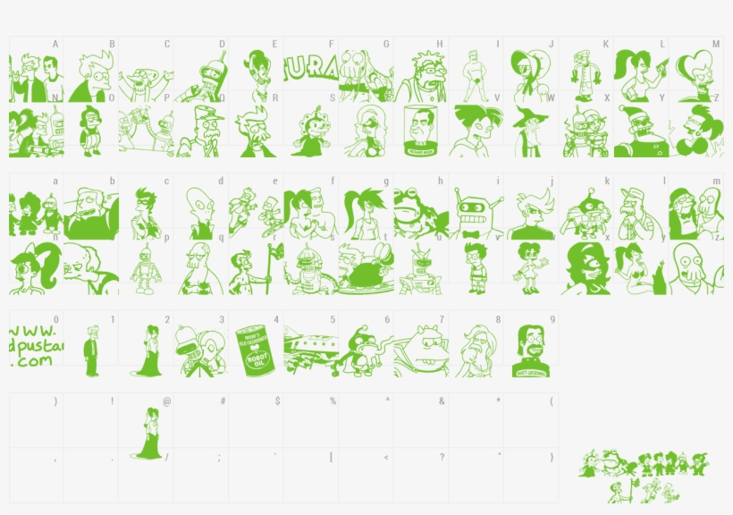 Font Futurama All Hail The Hypnotoad Preview - Street Fighter, transparent png #3712939