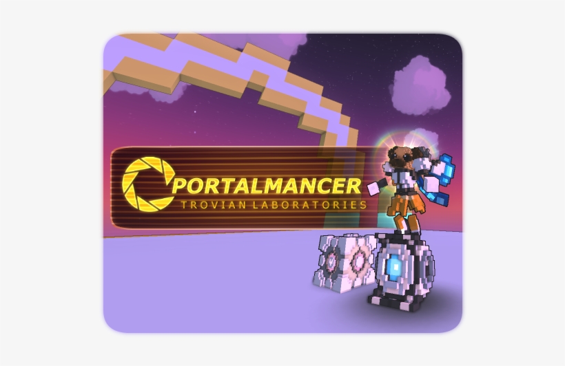 Preview Video For The Portal/chell O Mancer - Graphic Design, transparent png #3713081