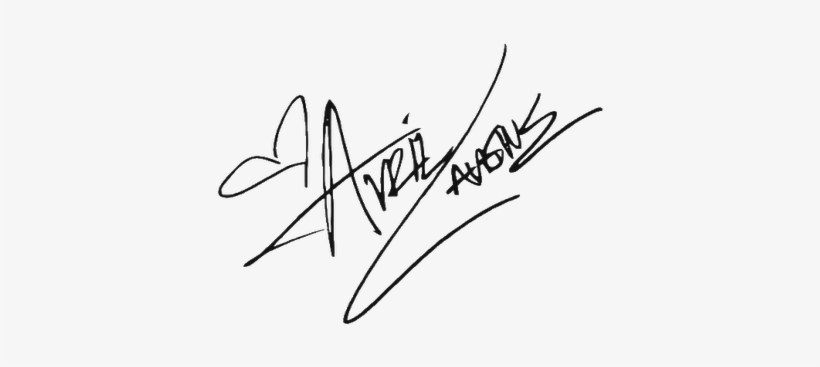 Fotos Avril Lavignefake Signature Png - Avril Lavigne Signature, transparent png #3713518