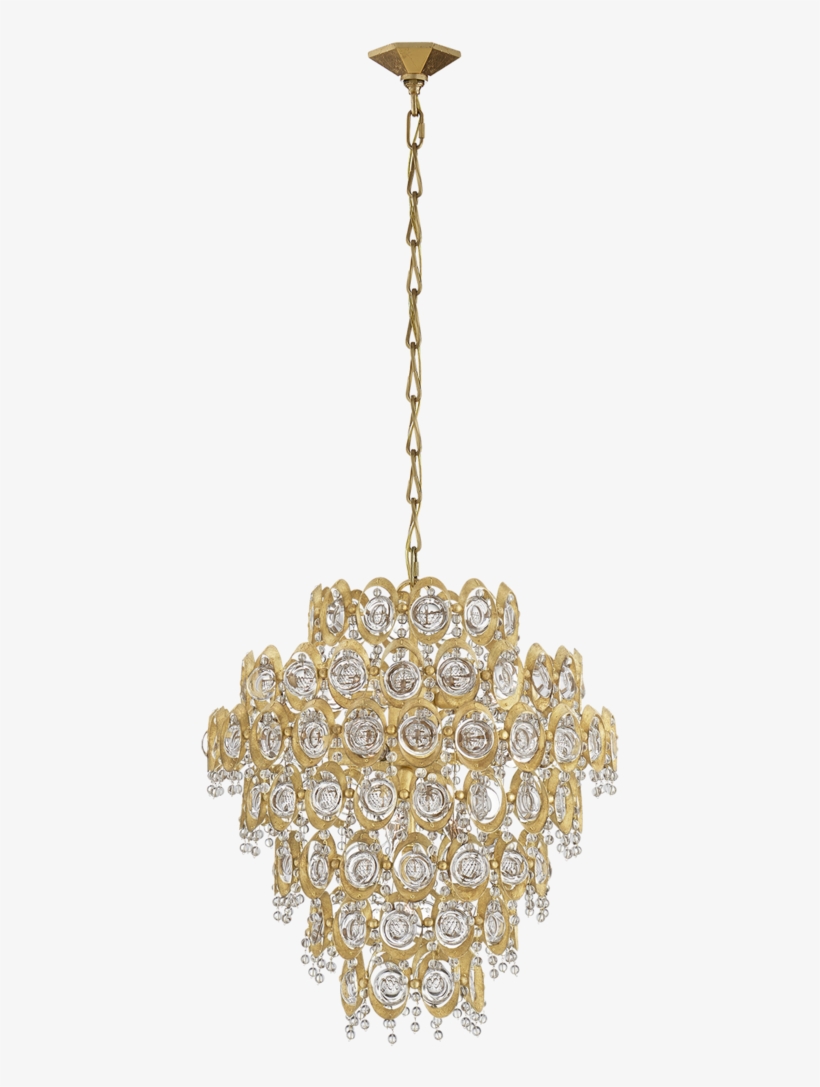 Emile Large Pendant In Gild With Crystal - Visual Comfort Arn5172gcg Emile Large Chandelier In, transparent png #3713858