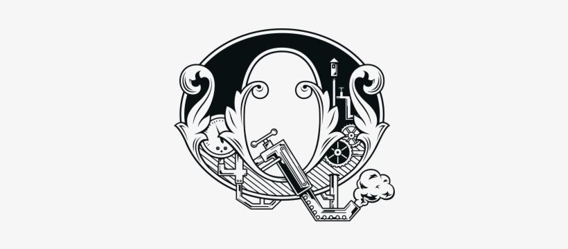 Steampunk Drop Cap O - Steampunk, transparent png #3714377