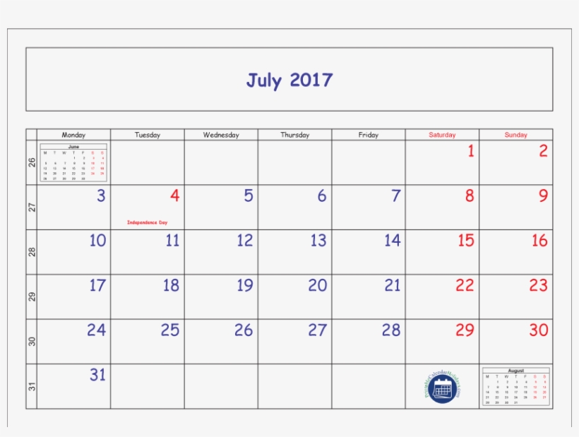 Printable Blank Daily Calendar - National Holiday Calendar October, transparent png #3714791